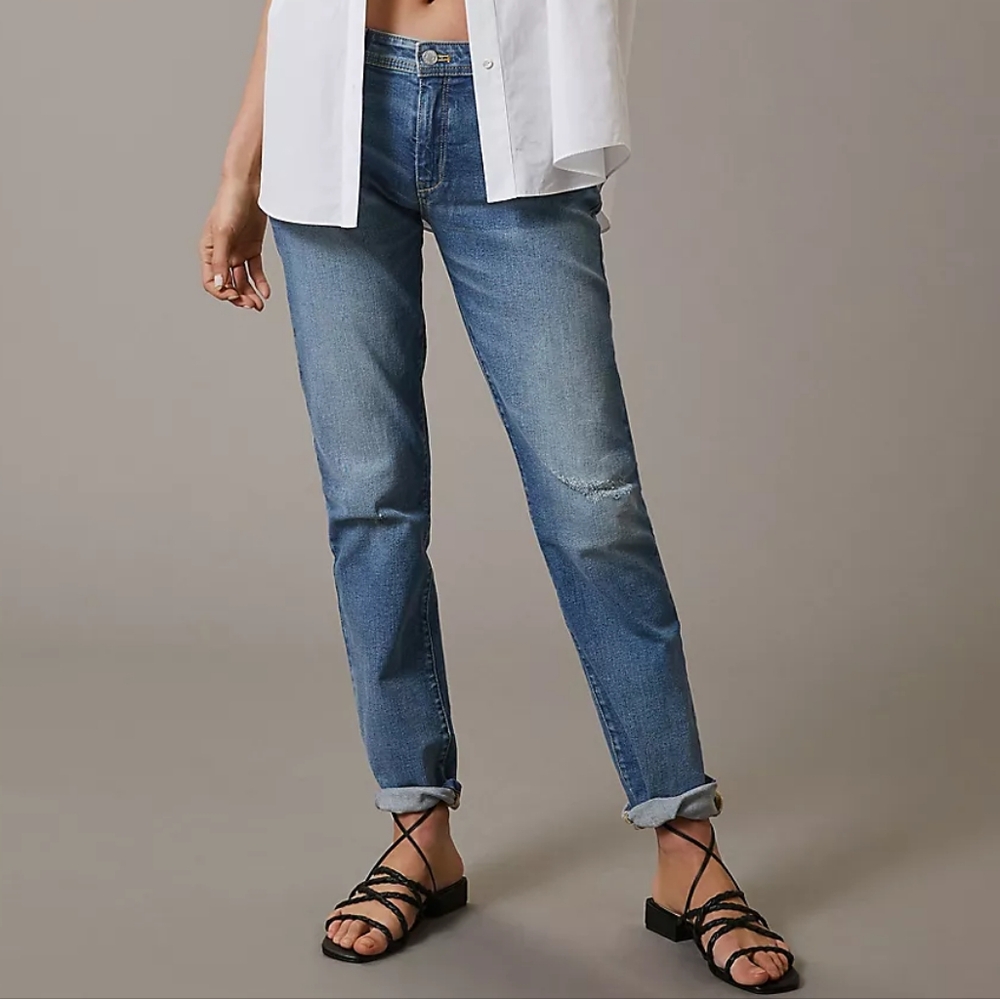ANTHROPOLOGIE Pilcro Mid-Rise Slim Boyfriend Jeans Size 26